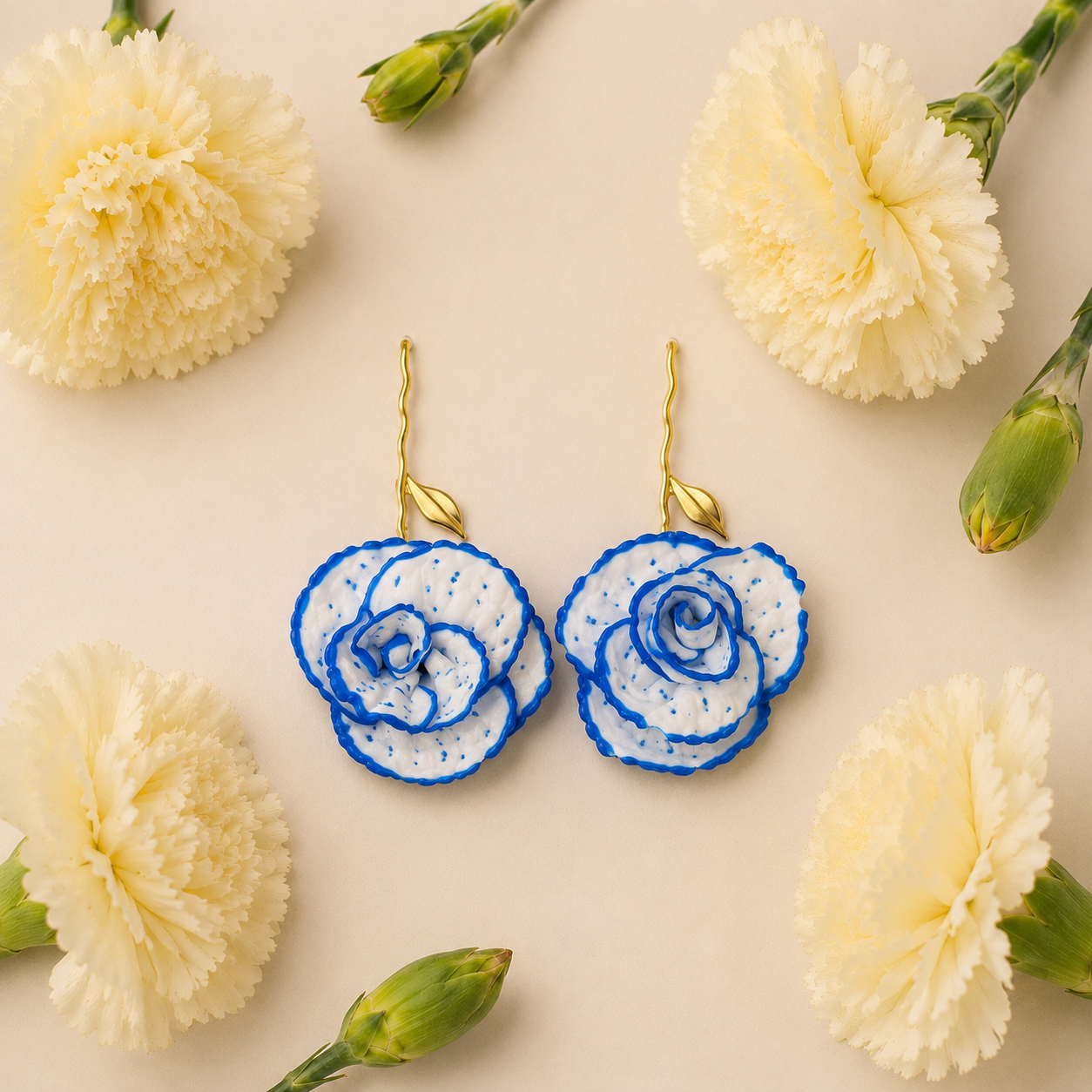 Pendientes Clavel - Imagen 2