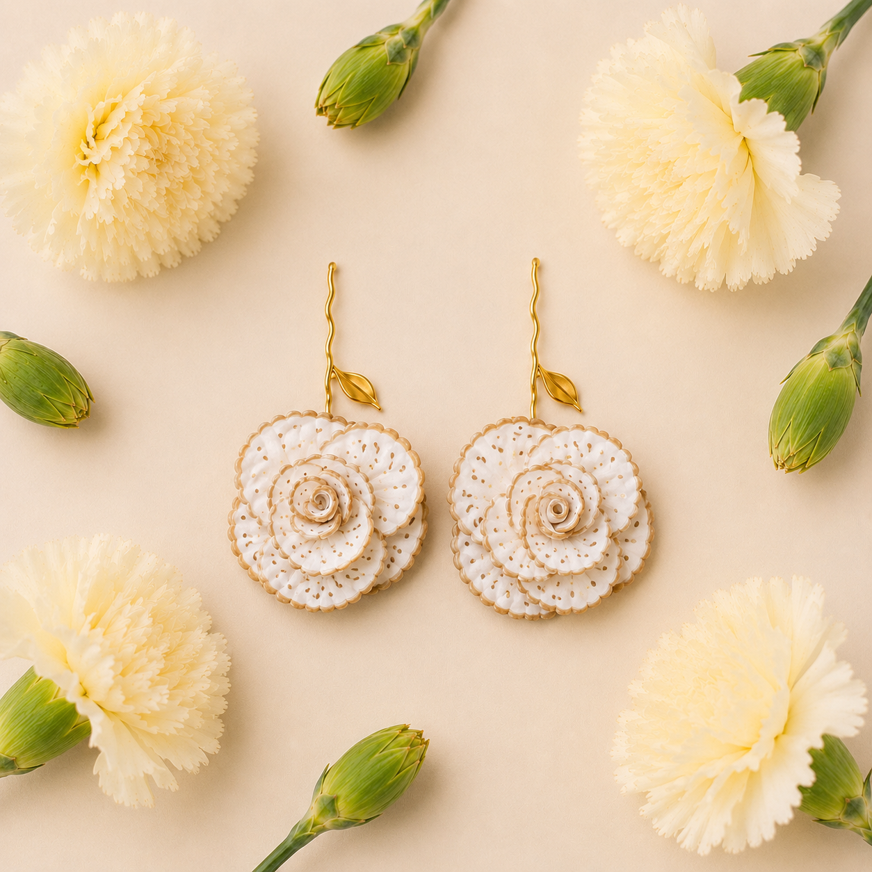 Pendientes Clavel - Imagen 9