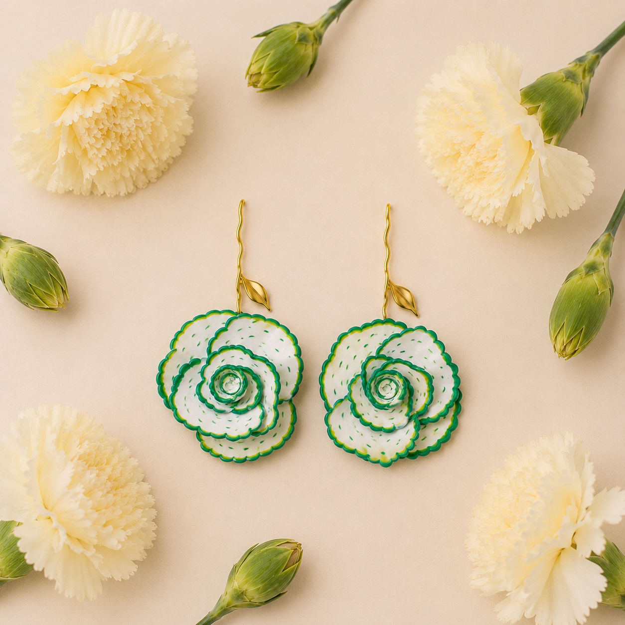 Pendientes Clavel - Imagen 7